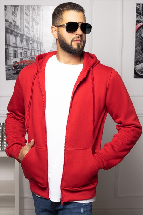 Bluza męska FORD RED, Kolor : czerwony, IVET.PL - Modna odzież