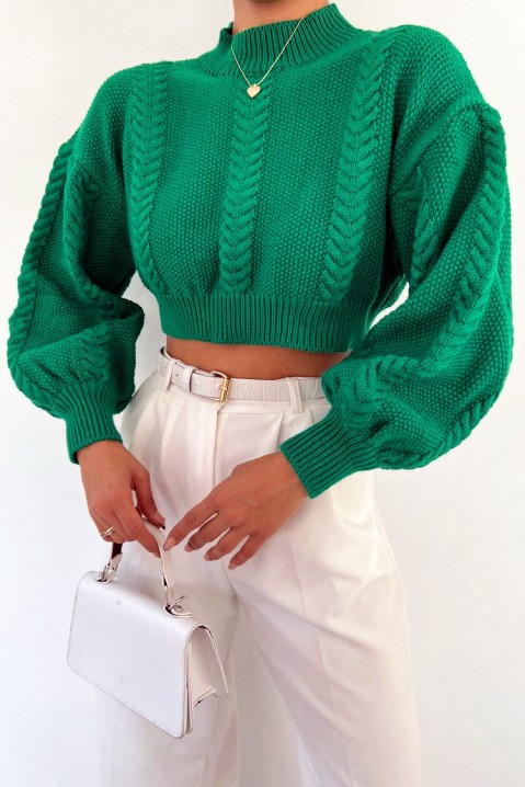 Sweter damski NOTENA GREEN, Kolor : zielony, IVET.PL - Modna odzież