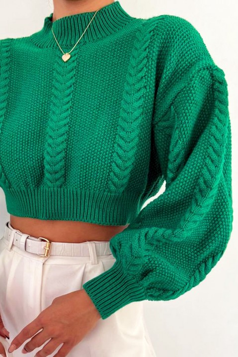 Sweter damski NOTENA GREEN, Kolor : zielony, IVET.PL - Modna odzież