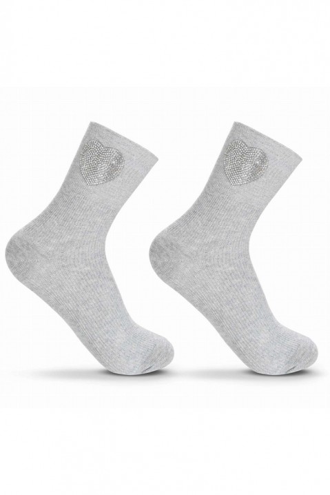 Skarpetki damskie LEMORSA LIGHT GREY, Kolor : jasnnoszary, IVET.PL - Modna odzież