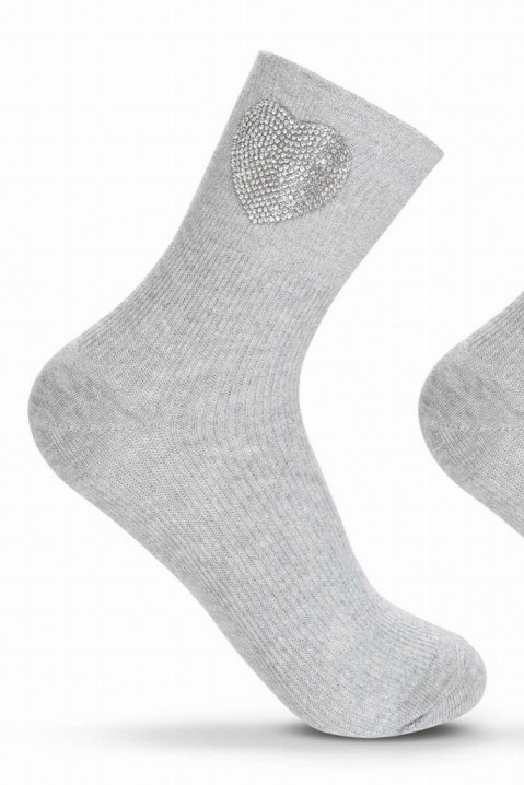 Skarpetki damskie LEMORSA LIGHT GREY, Kolor : jasnnoszary, IVET.PL - Modna odzież