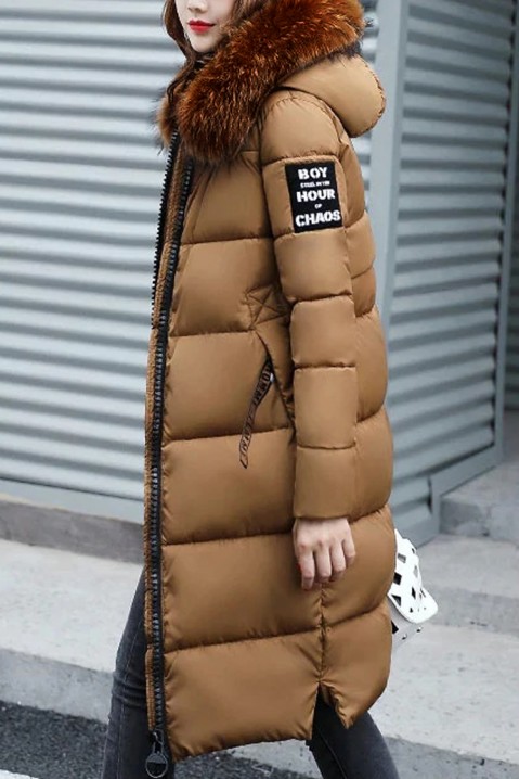 Women's jacket KELSA BROWN, Price 199.00 zł, Colour: brown | Fast shipping