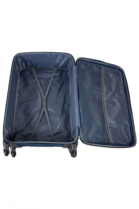 Komplet 3 walizek SOLARON NAVY, Kolor : granatowy, IVET.PL - Modna odzież