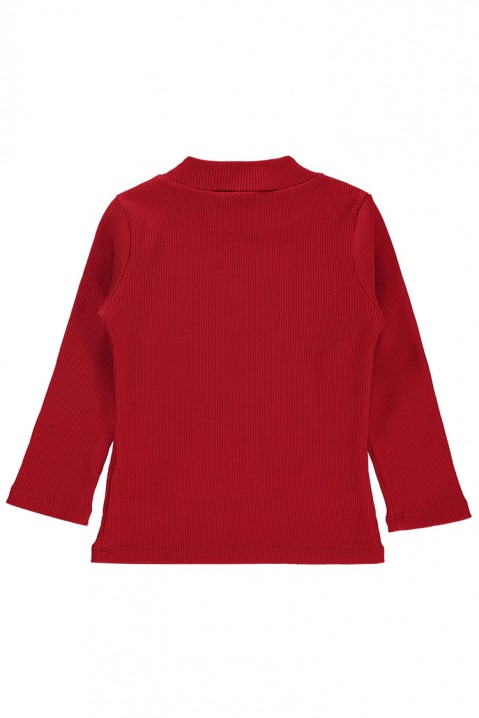 Bluzka dla dziewczynki PUDRENA RED, Kolor : czerwony, IVET.PL - Modna odzież