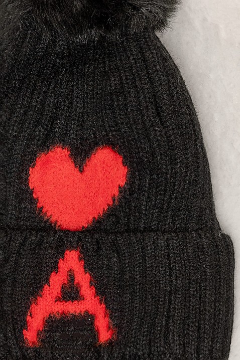 Komplet dla dziewczynki HEARTENA BLACK, Kolor : czarny, IVET.PL - Modna odzież