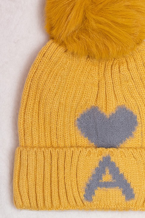 Komplet dla dziewczynki HEARTENA YELLOW, Kolor : żółty, IVET.PL - Modna odzież