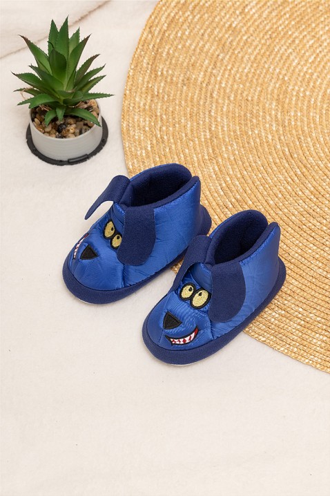 Kapcie dziecięce LOVINY BLUE, Kolor : chabrowy, IVET.PL - Modna odzież