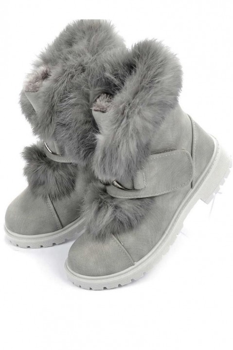 Buty dla dziewczynki FLUFFIETA, Kolor : szary, IVET.PL - Modna odzież