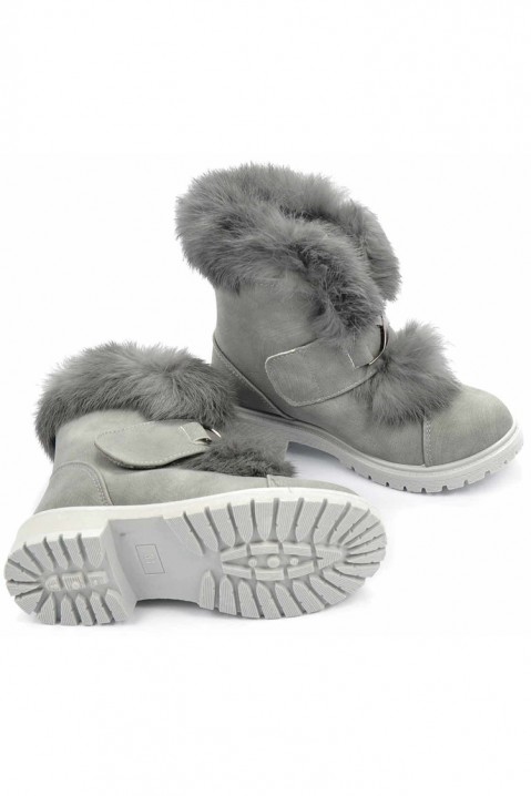 Buty dla dziewczynki FLUFFIETA, Kolor : szary, IVET.PL - Modna odzież