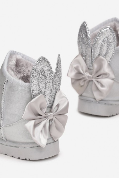 Buty dla dziewczynki AFTHIALA SILVER, Kolor : srebrny, IVET.PL - Modna odzież