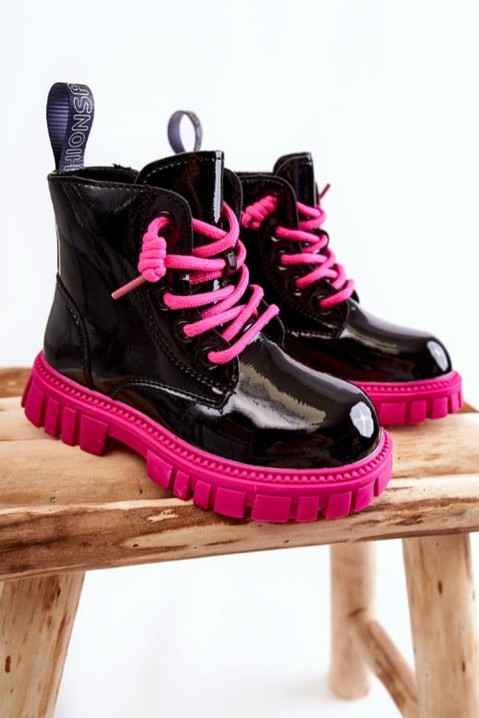 Buty dla dziewczynki FASHIONISTA FUCHSIA, Kolor : czarny, IVET.PL - Modna odzież