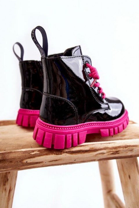 Buty dla dziewczynki FASHIONISTA FUCHSIA, Kolor : czarny, IVET.PL - Modna odzież