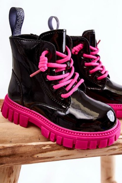 Buty dla dziewczynki FASHIONISTA FUCHSIA, Kolor : czarny, IVET.PL - Modna odzież