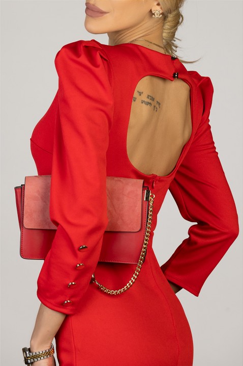 Sukienka SABAKA RED, Kolor : czerwony, IVET.PL - Modna odzież