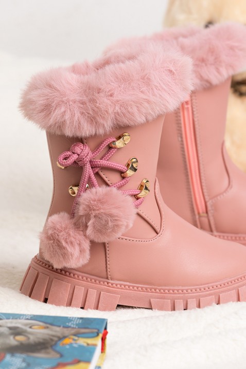 Kozaki dla dziewczynki KARMELITA PINK, Kolor : różowy, IVET.PL - Modna odzież