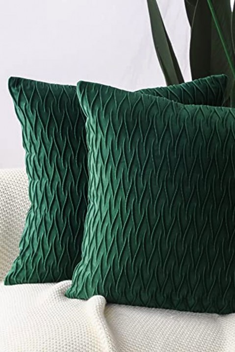 Poszewka na poduszkę CHARIMA GREEN 40х40 cm, Kolor : zielony, IVET.PL - Modna odzież