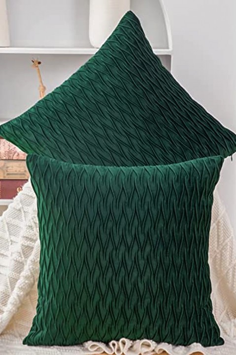 Poszewka na poduszkę CHARIMA GREEN 40х40 cm, Kolor : zielony, IVET.PL - Modna odzież