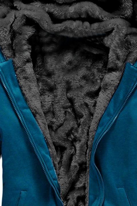 Bluza męska ROB BLUE, Kolor : chabrowy, IVET.PL - Modna odzież