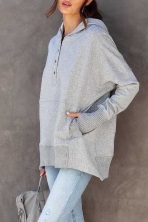 Bluza damska RAMONSA GREY, Kolor : szary, IVET.PL - Modna odzież