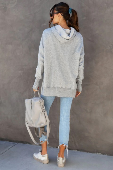 Bluza damska RAMONSA GREY, Kolor : szary, IVET.PL - Modna odzież