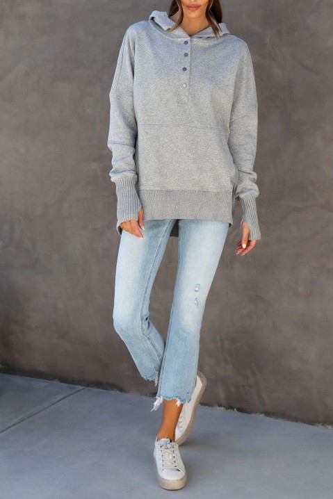 Bluza damska RAMONSA GREY, Kolor : szary, IVET.PL - Modna odzież