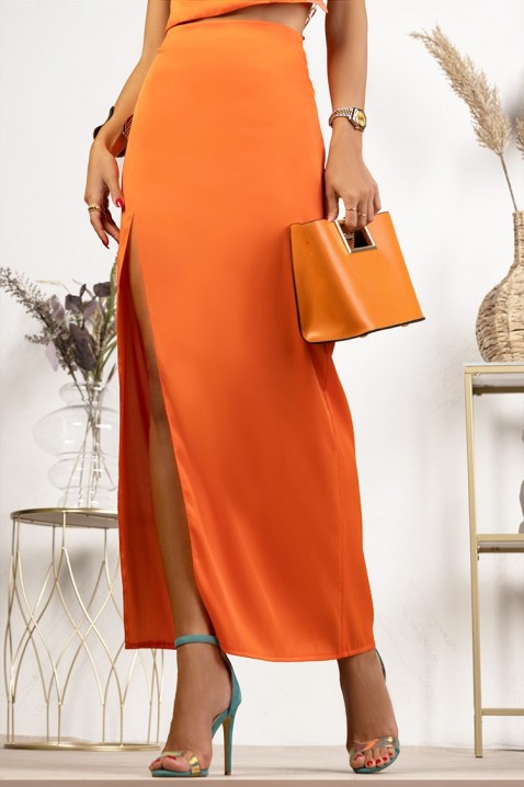 Spódnica NOMELDA ORANGE, Kolor : pomarańczowy, IVET.PL - Modna odzież