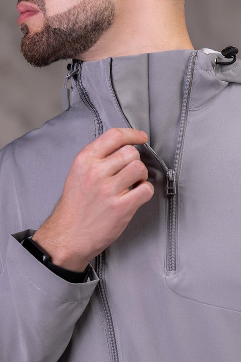 Kurtka męska VELMINDO GREY, Kolor : szary, IVET.PL - Modna odzież