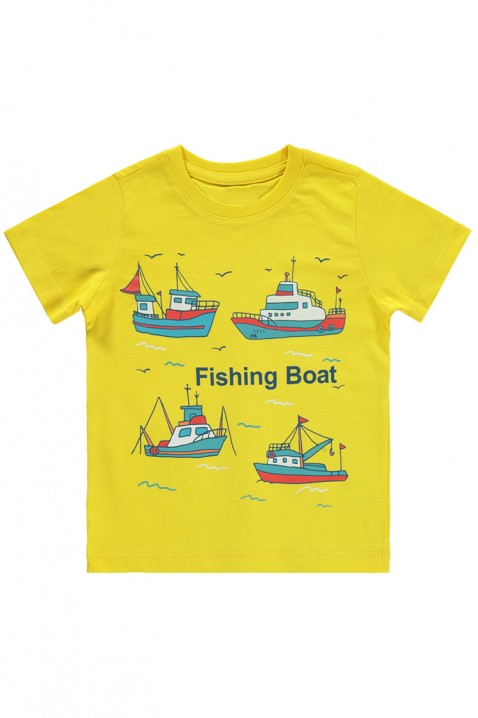 Koszulka dla chłopca BEXTON YELLOW, Kolor : żółty, IVET.PL - Modna odzież