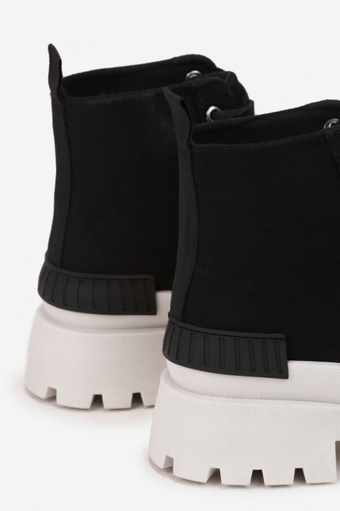 Sneakersy damskie MERGENFA BLACK, Kolor : czarny, IVET.PL - Modna odzież