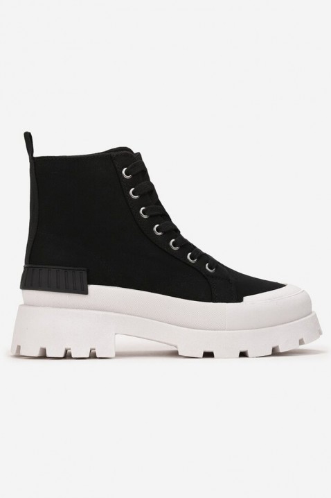 Sneakersy damskie MERGENFA BLACK, Kolor : czarny, IVET.PL - Modna odzież