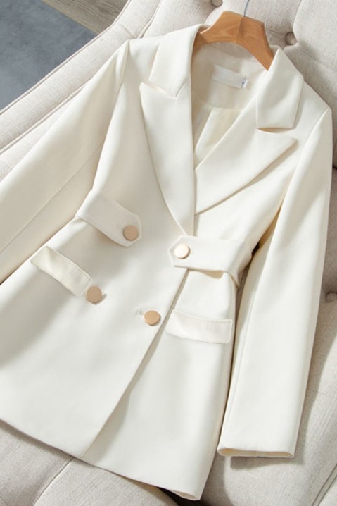 Marynarka LALIAVA WHITE, Kolor : biały, IVET.PL - Modna odzież