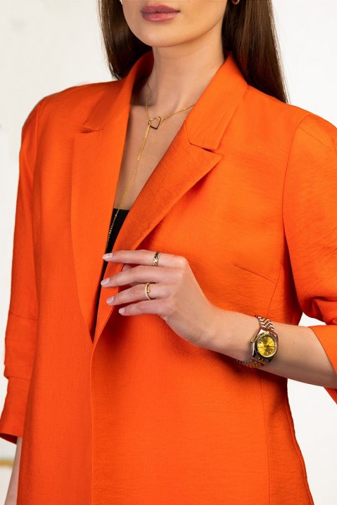 Marynarka damska BERTONSA ORANGE, Kolor : pomarańczowy, IVET.PL - Modna odzież