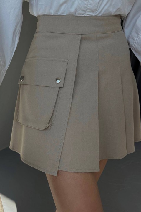 Spódnica MAFTELDA BEIGE, Kolor :  beżowy, IVET.PL - Modna odzież