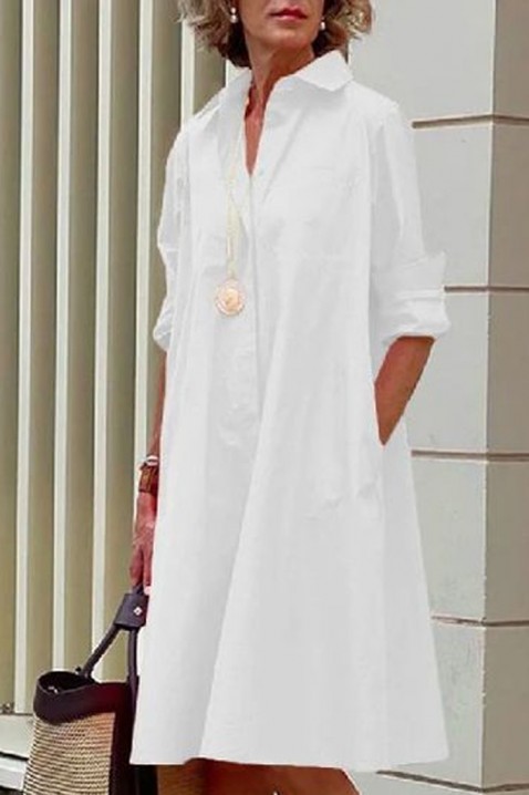 Sukienka BOTERDA WHITE, Kolor : biały, IVET.PL - Modna odzież