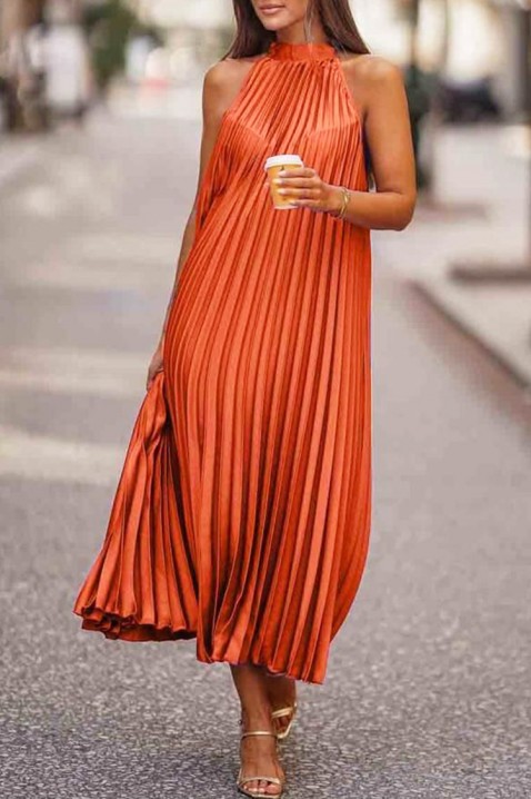 Sukienka BERLEMA ORANGE, Kolor : pomarańczowy, IVET.PL - Modna odzież