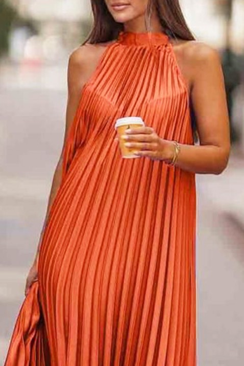 Sukienka BERLEMA ORANGE, Kolor : pomarańczowy, IVET.PL - Modna odzież