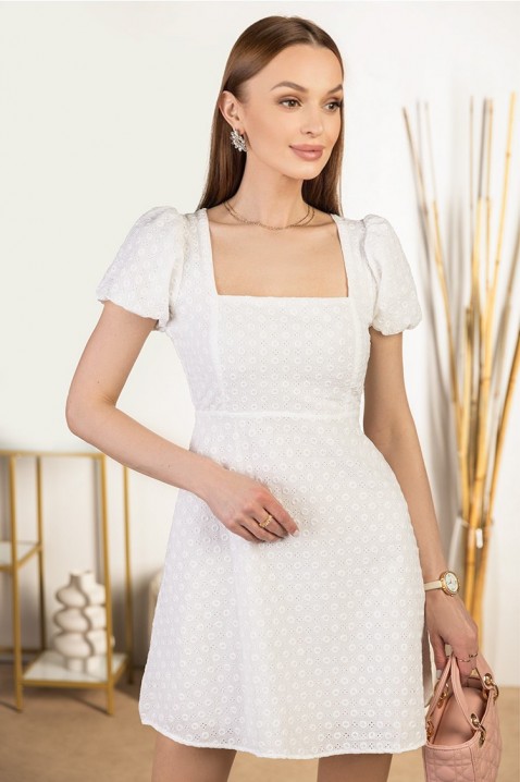 Sukienka MERTILFA WHITE, Kolor : biały, IVET.PL - Modna odzież