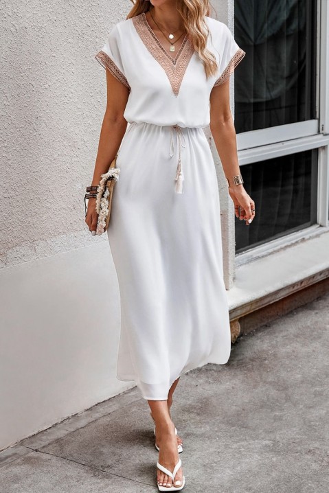 Sukienka ZALOLVA WHITE, Kolor : biały, IVET.PL - Modna odzież
