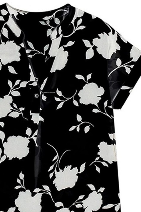 Bluzka damska RAVORSA BLACK, Kolor : czarny z białym, IVET.PL - Modna odzież