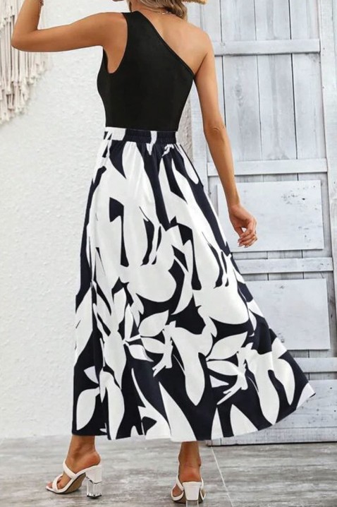 Sukienka TRALSEA, Kolor : czarny z białym, IVET.PL - Modna odzież