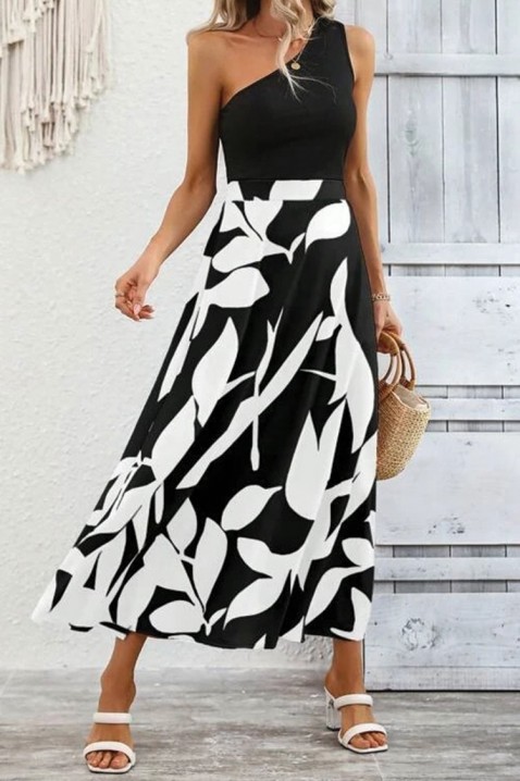 Sukienka TRALSEA, Kolor : czarny z białym, IVET.PL - Modna odzież