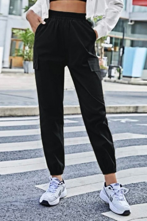 Spodnie damskie BANEGDA BLACK, Kolor : czarny, IVET.PL - Modna odzież