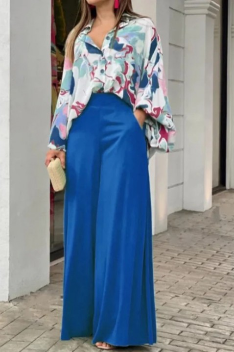 Komplet damski BENTIANA BLUE, Kolor : chabrowy, IVET.PL - Modna odzież
