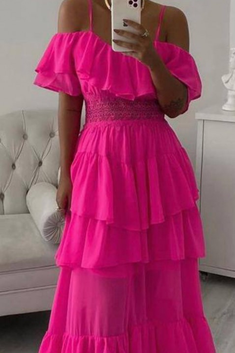 Sukienka MERRYNE FUCHSIA, Kolor : fuksja, IVET.PL - Modna odzież