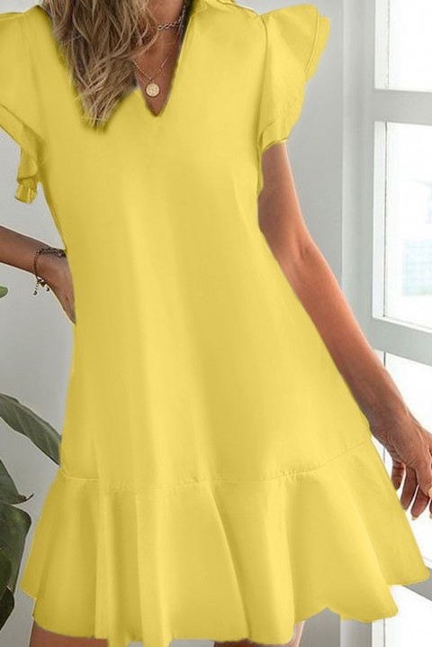 Sukienka MIFIRENA YELLOW, Kolor : żółty, IVET.PL - Modna odzież