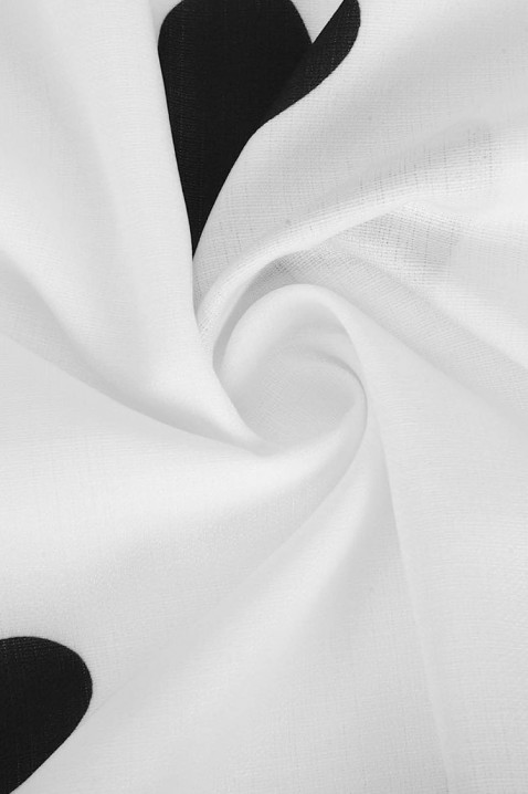 Sukienka GEBALTA, Kolor : biały z czarnym, IVET.PL - Modna odzież