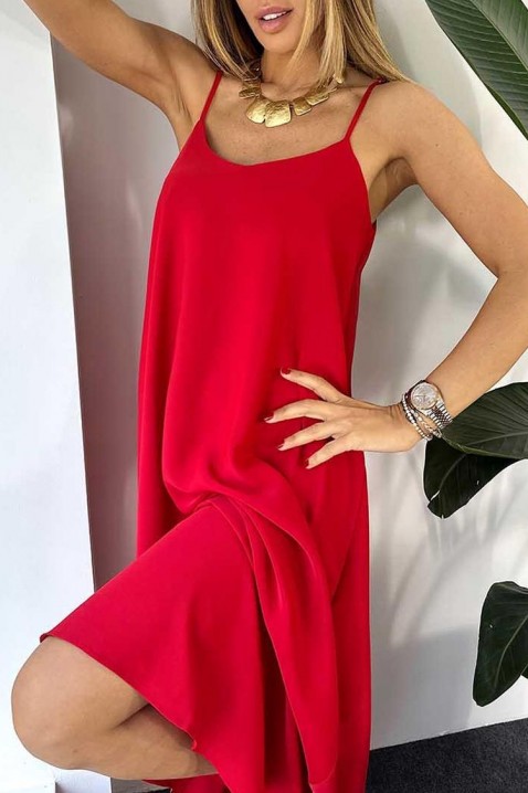 Sukienka KERTISA, Kolor : czerwony, IVET.PL - Modna odzież