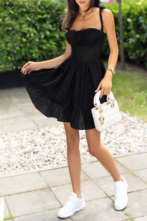 Sukienka SAHERTA BLACK, Kolor : czarny, IVET.PL - Modna odzież