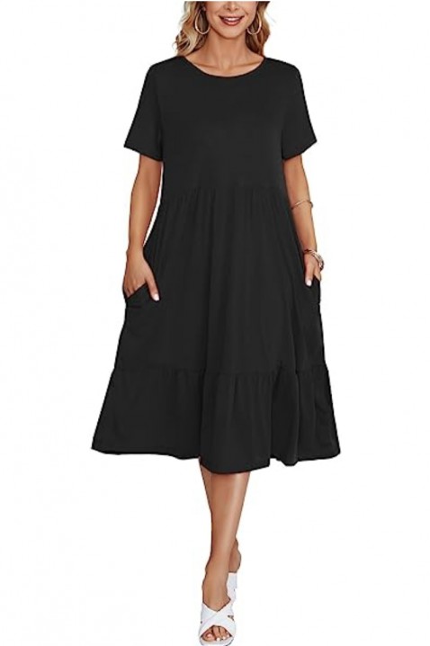 Sukienka KIARSA BLACK, Kolor : czarny, IVET.PL - Modna odzież