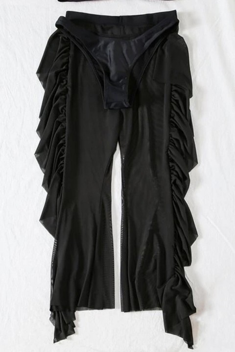 Komplet plażowy SALIVSA BLACK, Kolor : czarny, IVET.PL - Modna odzież